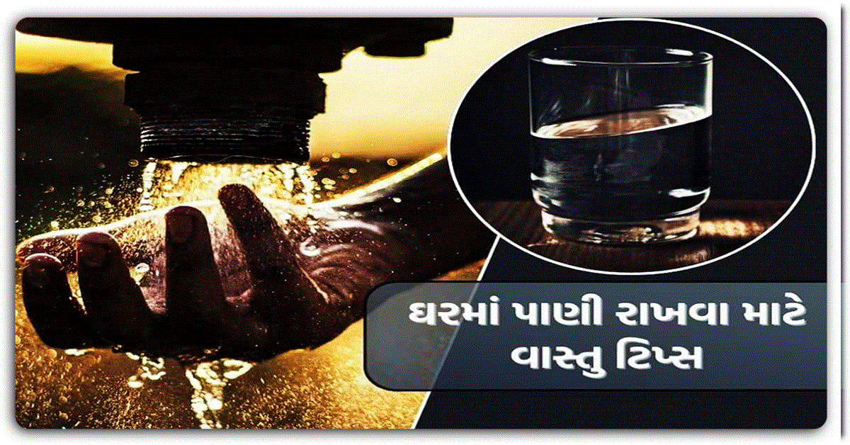 Vastu Tips : ઘરની આ દિશામાં ન રાખો પાણી, બીમારીઓનો શિકાર બનશે પરિવાર..